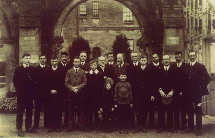The staff of Owlpen House